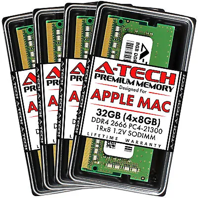 32GB 4x 8GB DDR4 2666 SODIMM Mac Memory RAM For APPLE IMac 2019 5K Retina A2115 • $159.96