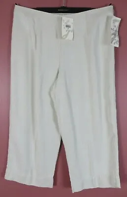 PNS1413- NWT J. JILL Women's Comfy Tencel Casual Capris Pants Stone Beige 16P • $34.15