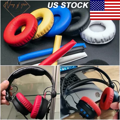 Ear Pad Foam Cushion Headband For Sennheiser HD25 HD25SP HD25-13 Blue Yellow Red • $15.80