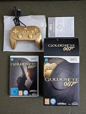 GoldenEye 007 - Collector's Edition W/ Classic Controller (Nintendo Wii) - PAL • £4.99