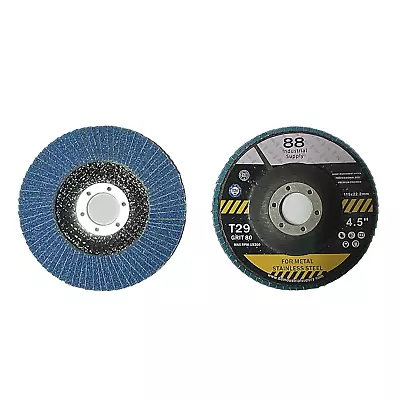 10PC 4-1/2  Zirconia Flap Disc 36Grit 4.5 X7/8  Grinder Sanding Grinding Wheels • $9.99