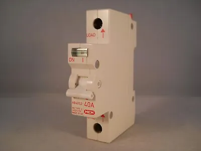 MEM Memera 2000 MCB 40 Amp Type 2 40A Single Pole Breaker Memshield Delta AB40S2 • £36.95