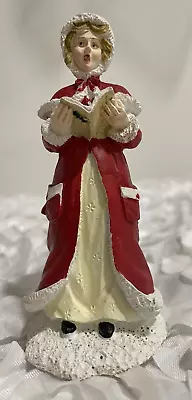 Mervyns Christmas Village Square Accessory Lady Caroling Nice! • $11.99