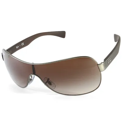 $166.95 • Buy Ray-Ban RB3471 029/13 Youngster Gunmetal/Brown Gradient Unisex Shield Sunglasses