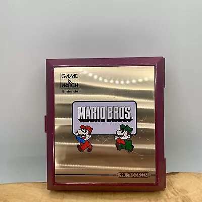 VINTAGE Nintendo Game And & Watch Mario Bros 1983 Tested & Works • $109