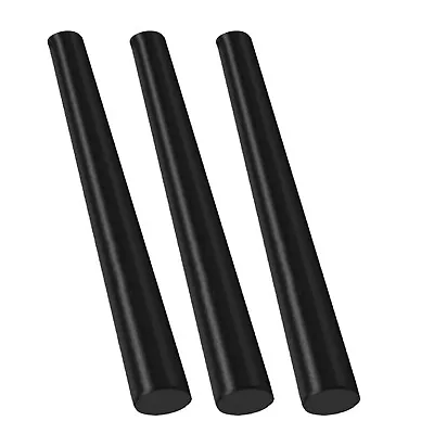 3 Pcs Delrin - Acetal Plastic Rod 2  Diameter X 12  Length – Black • $54.99