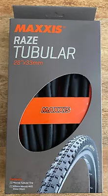 Maxxis TUBULAR Raze Cyclocross Tire 28  X 33mm Silk Worm MVS Valve Stem • $49.99
