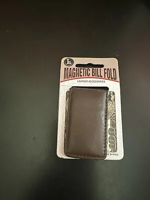 Men's  Leather Strong Magnetic Money Clip • $9.99