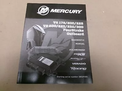 Oem Mercury Outboard Service Manual For V6 Hp 175/200/225v8 200/225/250/300 4-t • $34.99