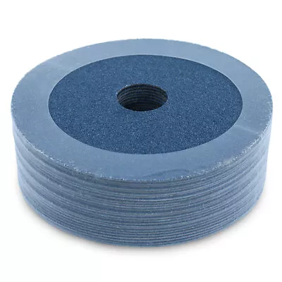 25 Pack - 4.5  Zirconia Resin Fiber Disc 80 Grit 4-1/2  Grinding & Sanding Discs • $24.99