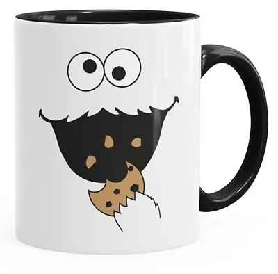 £11.67 • Buy Funny Cookie Eating Cookies Monster Face Coffee Mug MoonWorks®