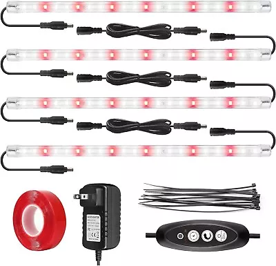 4pcs T5 Led Grow Lights Strip Full Spectrum Red Tent Hydroponics Plant Growth • $15.99