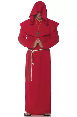 Religious Monk Robes Adult Costume (Red) • $32.75