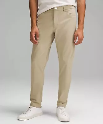 Lululemon Men’s 28 ABC Slim Fit 5-Pocket Performance Trouser Warpstreme Khaki • $49.50
