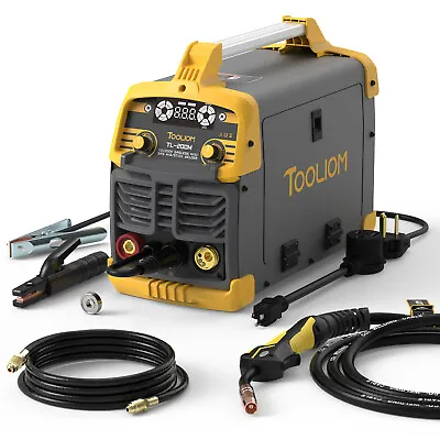 200A MIG Welder Gasless/Gas MIG/Lift TIG/Stick 110/220V IGBT Welding Machine • $219.99