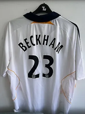 £52.49 • Buy 2007/2008 LA Galaxy David Beckham 23 Mls Football Shirt XXL Home Adidas