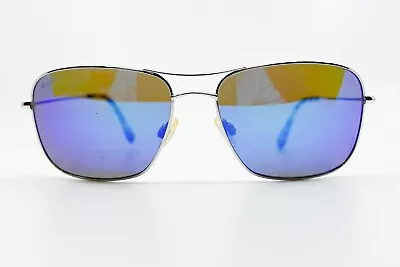 Maui Jim Silver Tortoise Wiki Wiki Sunglass MJ-246-17 59-17-120 Blue Lens 7899 • $74.99