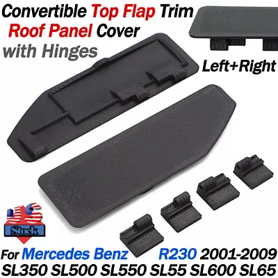 For Mercedes R230 SL350 SL500 SL600 B Convertible Top Flap Trim Roof Panel Cover • $36.99