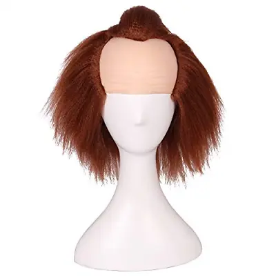 Funny Halloween Wig Cosplay ColorGround Prestyled Bald  • $16.24