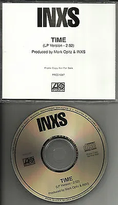 INXS Time PRCD 5367 RARE PROMO RADIO DJ CD Single USA 1993 Michael Hutchence  • $24.99