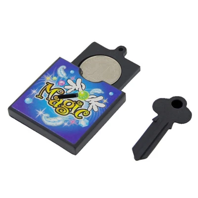 £4.38 • Buy Magic Props Key Through Coins Key Through Box Magic Toy Street Magic Novelty  F2
