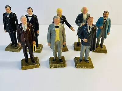 Marx Vintage Toys US Presidents Lot Of 8 Painted Plastic Figures 1960s • $20.69