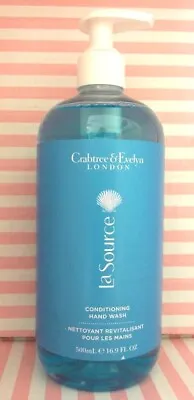 £12.95 • Buy Crabtree & Evelyn La Source Conditioning Hand Wash 500ml Pump Bottle