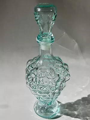 Vintage Mod Dep Italy 500ml Liquor Decanter Glass Wine Bottle W/ Glass Top  • $25.35