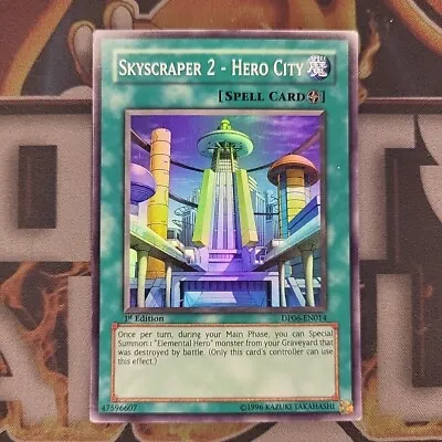 DP06-EN014 Skyscraper 2 - Hero City Super Rare 1st Edition NM Yugioh Card • £1.49