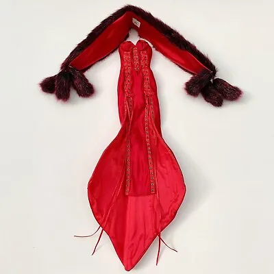 Integrity Fashion Royalty 2004 Red Blooded Woman Kyori Sato Outfit Dress & Stole • £110