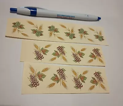 Vintage Water Transfer Ceramic Decals 14 Very Small Green And Purple Grapes • $6