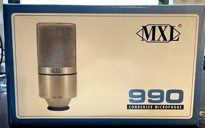 MXL 990 Large-diaphragm Condenser Microphone-NEW IN BOX-697 • $75