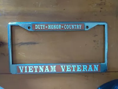 Hawaii License Plate Frame Vietnam Veteran • $9.99