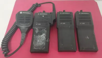 Lot Of (3) THREE Motorola HT1000 Portable Radios NO BATTERY & ANTENNA #L490 • $99.99