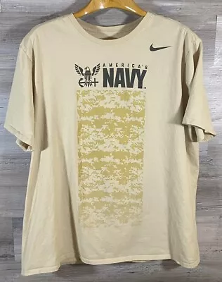 Nike US Navy Sailor’s Creed Tshirt American Military Athletic Cut Tee Men’s 2XL • $20