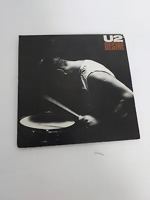 45 RPM Vinyl Record U2 Desire With Gatefold Sleeve VG • $9.75