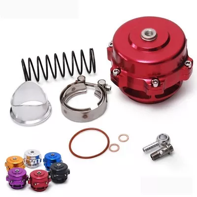 Universal JDM 50mm V Band Blow Off Valve For Tail BOV Q Aluminum Flange RED • $47.49