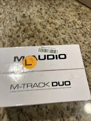 M-Audio M-Track Duo USB Audio Interface. • $70