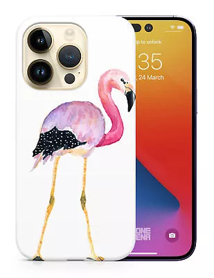 Case Cover For Apple Iphone|watercolor Cute Flamingo Bird #4 • $13.95