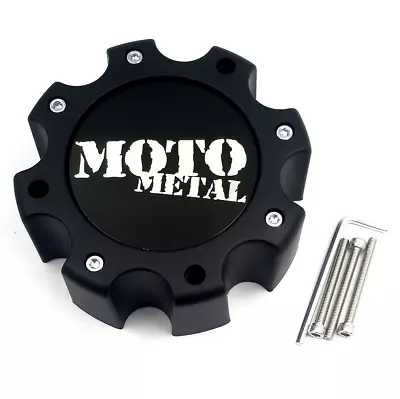 Moto Metal MOTO METAL CAP SG-BLACK 8 LUG - 1079L170SGBMO1 • $29
