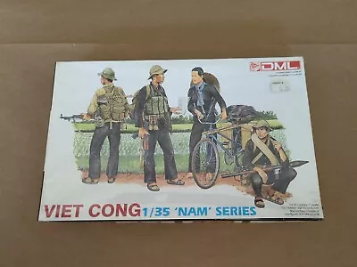 DML Viet Cong Figures 1:35 Nam Series Scale Model Kit #3304 - New & Sealed • $10