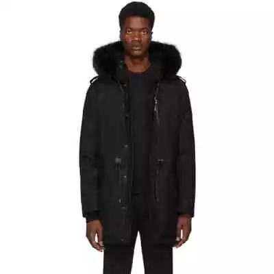 Mackage Mens Real Rabbit Fur Lined Parka Down Jacket RRP £1990.00 Brand New Tags • £255