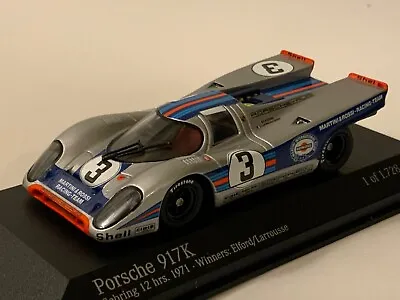 1/43 Minichamps Porsche 917K Winner Of 1971 12 H Of Sebring Martini #3  CS004 • $99.99