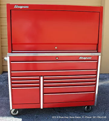 Snap On Tool Box Roll Cab 54  11 Drawer KRL722BPBO W/Workbase Riser KRA2454PBO  • $4299.99