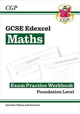 GCSE Maths Edexcel Exam Practice Workbook: Foundation - For The... By Books Cgp • £3.55