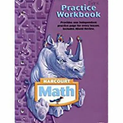 $6.04 • Buy Harcourt Math: Practice Workbook, Grade 4
