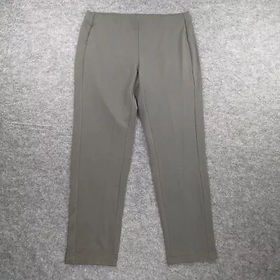 J Jill Pure Jill Pants Womens Medium Petite Gray Slim Leg Pull On Pima Cotton • $49.98