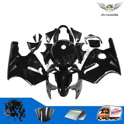 WOO Injection Glossy Black Plastic Fairing Fit For Kawasaki 2000-2001 ZX12R B007 • $339.99