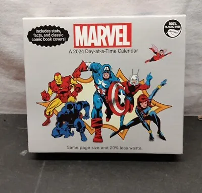 Trends International 2024 Marvel - History Of Marvel Day-at-a-Time Box Calendar • £7.70