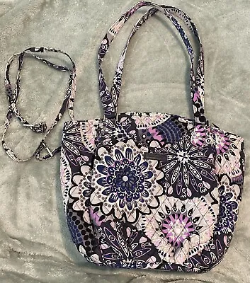 EUC VERA BRADLEY Glenna Shoulder Tote Shopper In Mimosa Medallion • $35